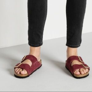 Birkenstock Arizona Suede Sandals